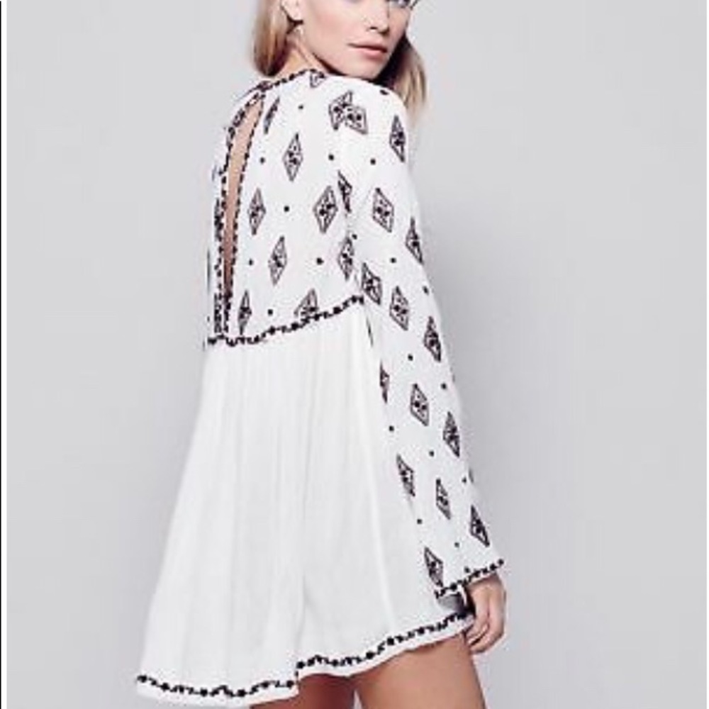 Free People swing dress with diamond embroidery - Picture 3 of 8